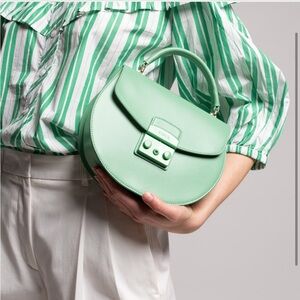 Furla Mint Green Crossbody Bag